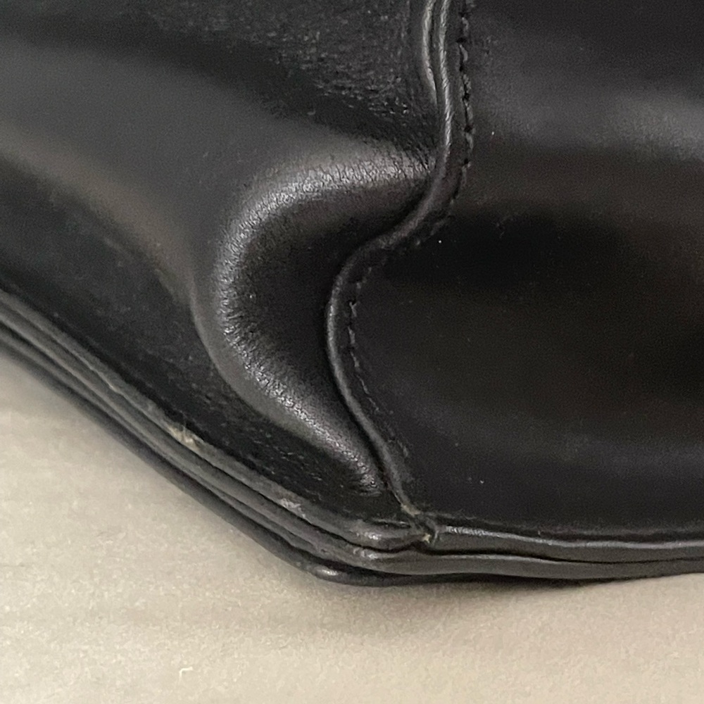Vintage 90s GUCCI BY TOM FORD  BLACK Bamboo handle BAG💝HP - Picture 12 of 16